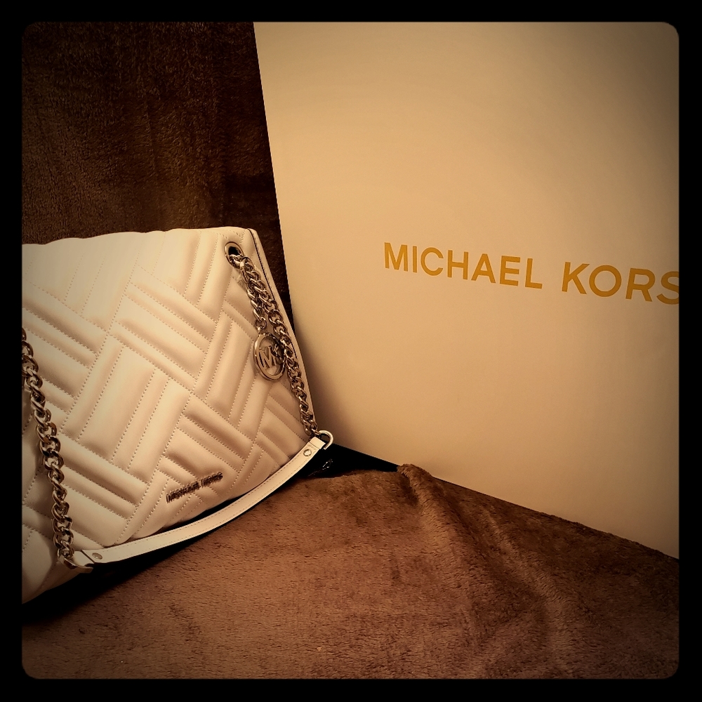 Michael Kors Kathy Large Quilted Leather Satchel